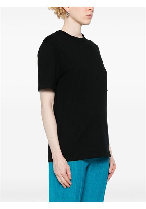 T-shirt con logo a maniche corte in nero Jil sander - donna JIL SANDER | J02GC0128J46219001